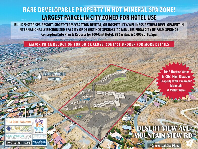 Desert View Ave, Desert Hot Springs, CA à vendre - Aérien - Image 1 de 5