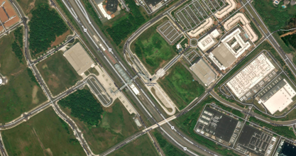 Dulles Gtwy, Ashburn, VA - aerial  map view - Image1