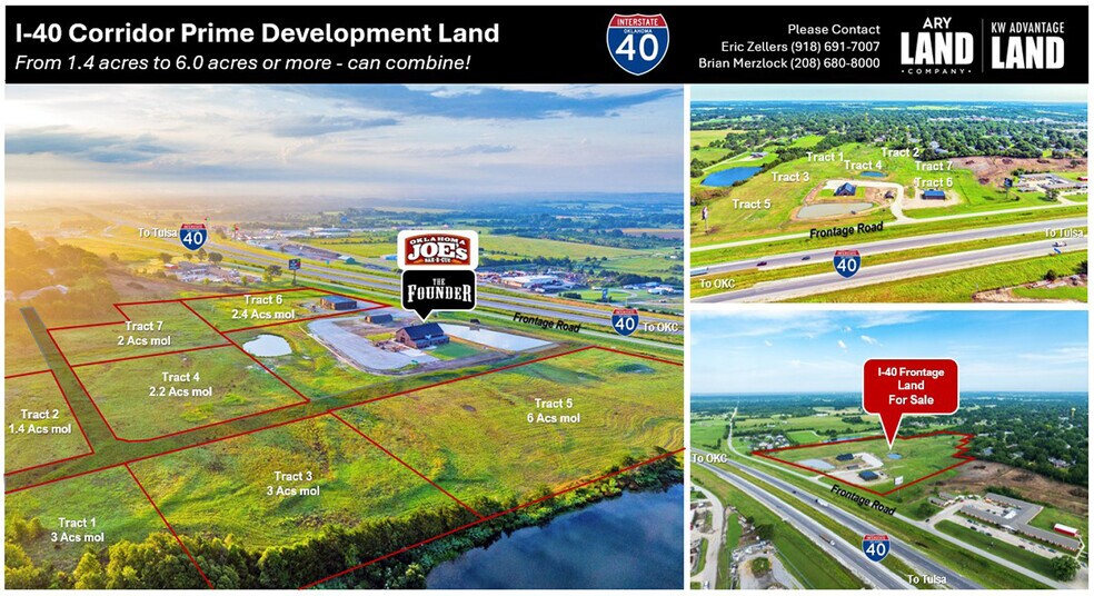 700 W Frontage Rd, Okemah, OK for sale - Aerial - Image 3 of 6