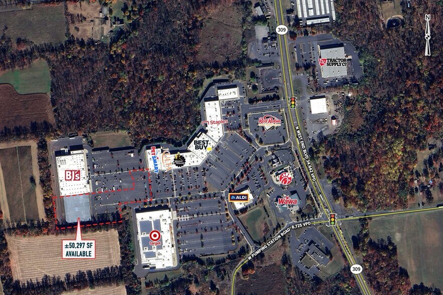 North West End Boulevard, Quakertown, PA for lease - Aerial - Image 1 of 2