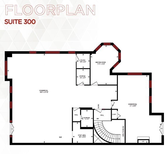 410-420 N Service Rd E, Oakville, ON for lease Floor Plan- Image 1 of 1