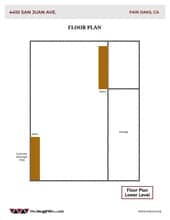 4410 San Juan Ave, Fair Oaks, CA for lease Site Plan- Image 1 of 3