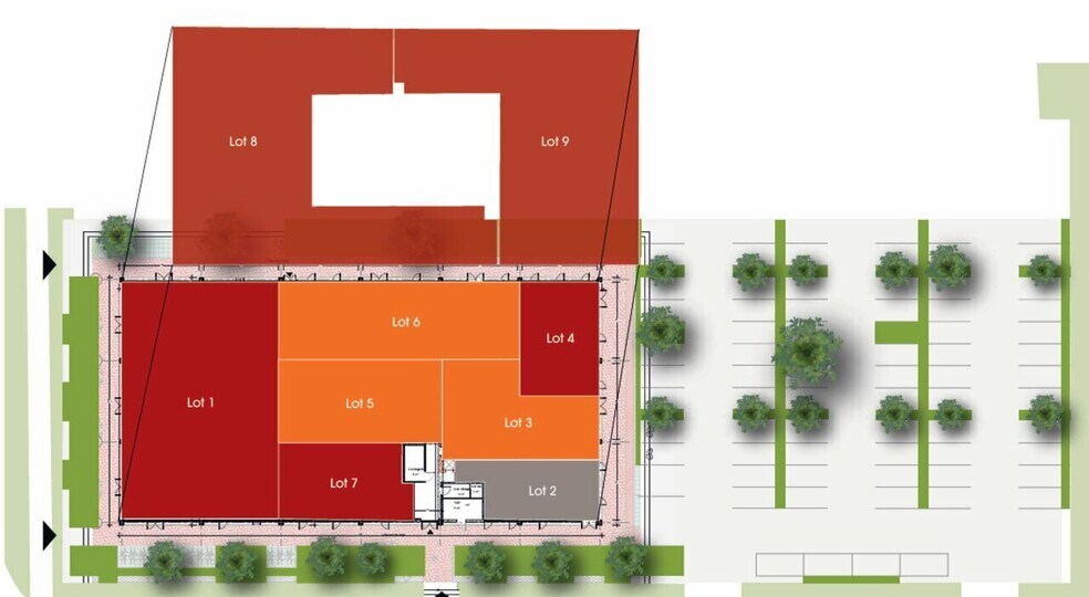 Flex in Collégien for lease - Site Plan - Image 2 of 2
