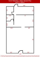4550 S Maryland Pky, Las Vegas, NV à louer Plan d’étage- Image 1 de 1