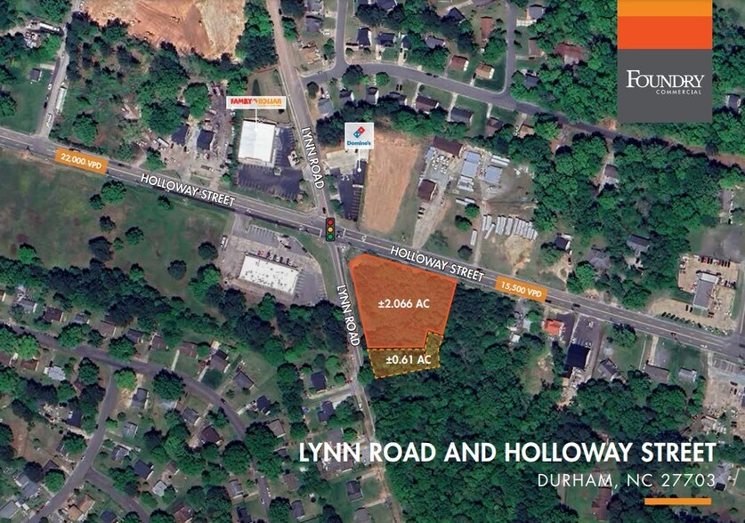 Lynn Rd and Holloway St, Durham, NC à vendre - Photo du bâtiment - Image 1 de 1