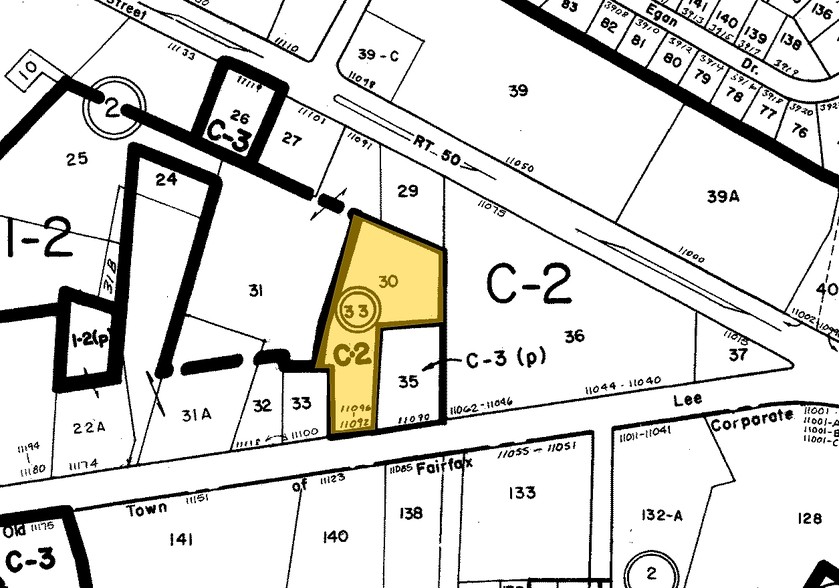 11094 Lee Hwy, Fairfax, VA à vendre - Plan cadastral - Image 2 de 6