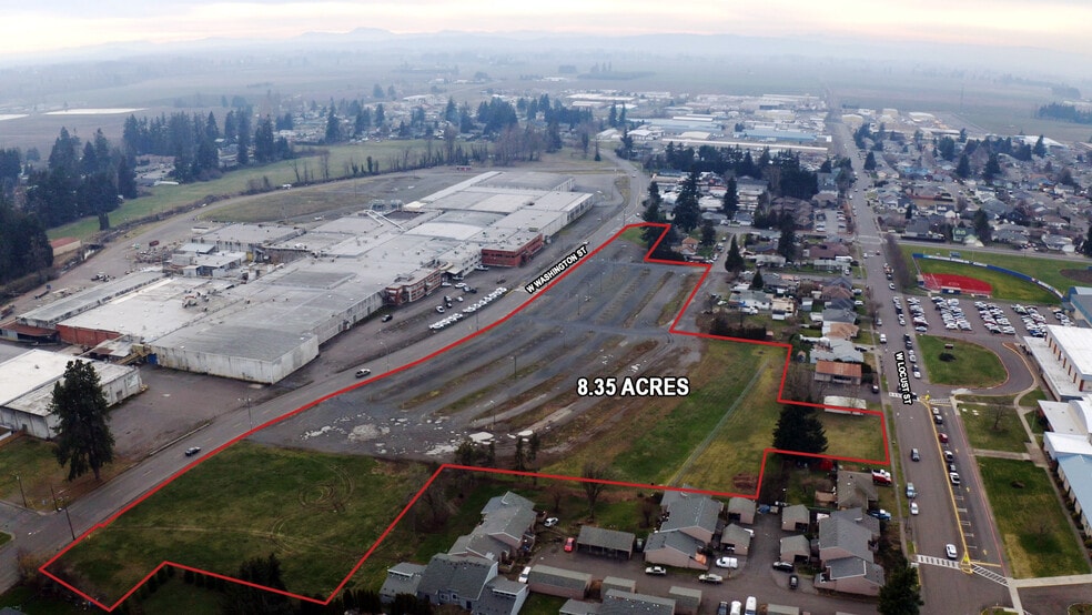 639-667 W Washington St, Stayton, OR for lease - Aerial - Image 3 of 3