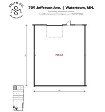 701-709 Jefferson Ave SW, Watertown, MN à louer Plan d’étage- Image 1 de 1