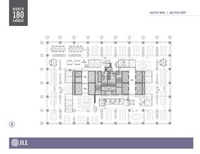 180 N LaSalle St, Chicago, IL for lease Floor Plan- Image 1 of 1