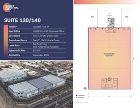 748 W Sunset Rd, Henderson, NV à louer Plan d’étage- Image 2 de 3
