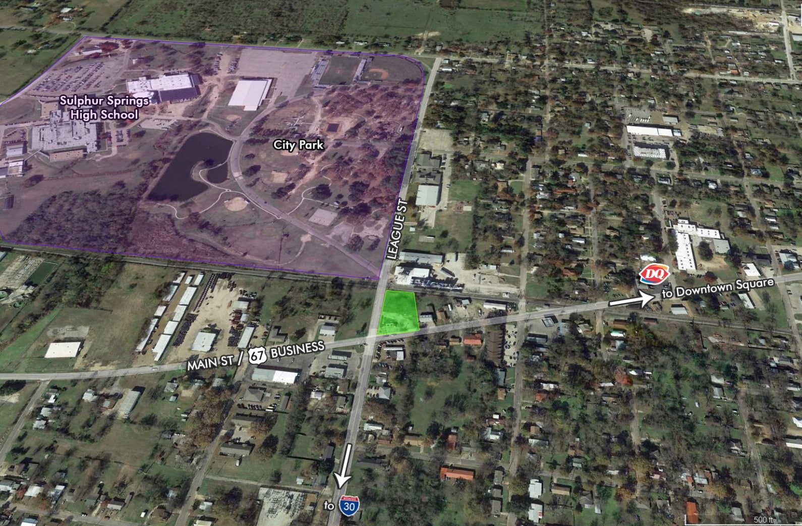 845 Main St, Sulphur Springs, TX à vendre Photo principale- Image 1 de 35