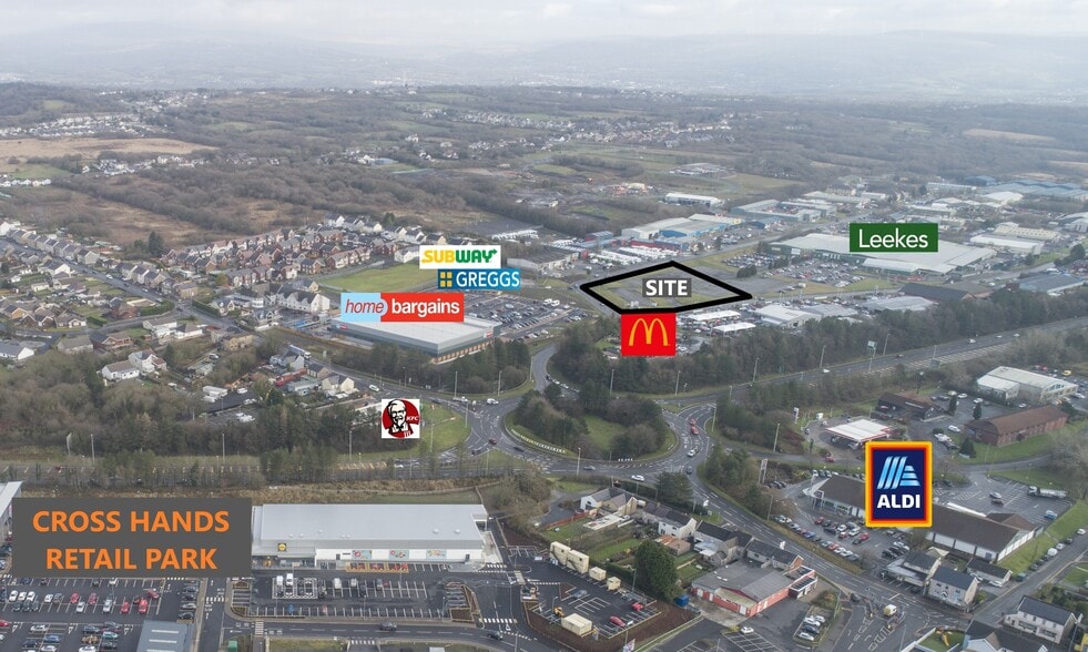 Heol Stanllyd, Llanelli for lease - Aerial - Image 1 of 2