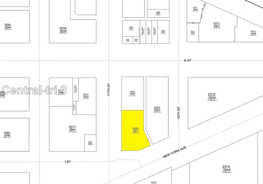 1099 New York Ave NW, Washington, DC à louer - Plan cadastral - Image 2 de 10