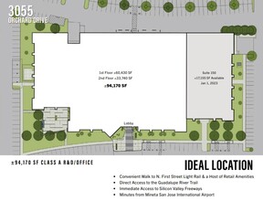 3055 Orchard Dr, San Jose, CA for lease Site Plan- Image 1 of 2