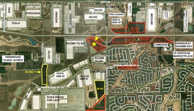 SWQ of I-10 @ Jordan Ranch Blvd, Brookshire, TX - AÉRIEN Vue de la carte