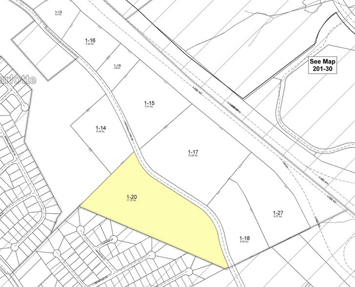 2745 Whitehall Park Dr, Charlotte, NC à vendre - Plan cadastral - Image 1 de 1