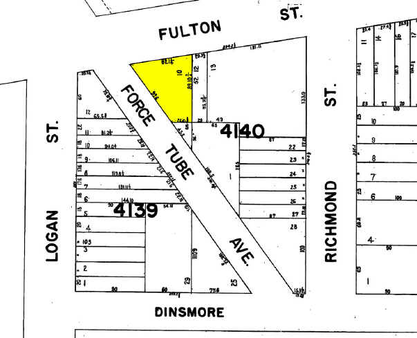 3180-3188 Fulton St, Brooklyn, NY for sale - Plat Map - Image 2 of 4