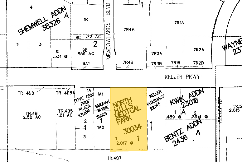 816 Keller Pky, Keller, TX à louer - Plan cadastral - Image 2 de 17