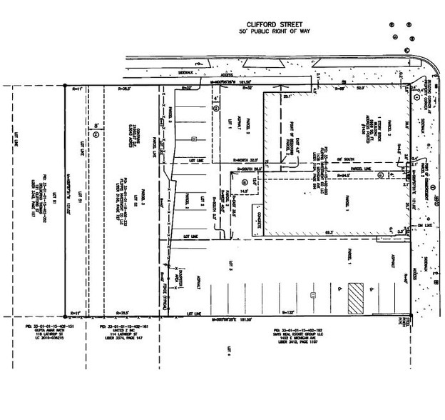 1438 E Michigan Ave, Lansing, MI à vendre - Plan de site - Image 1 de 1