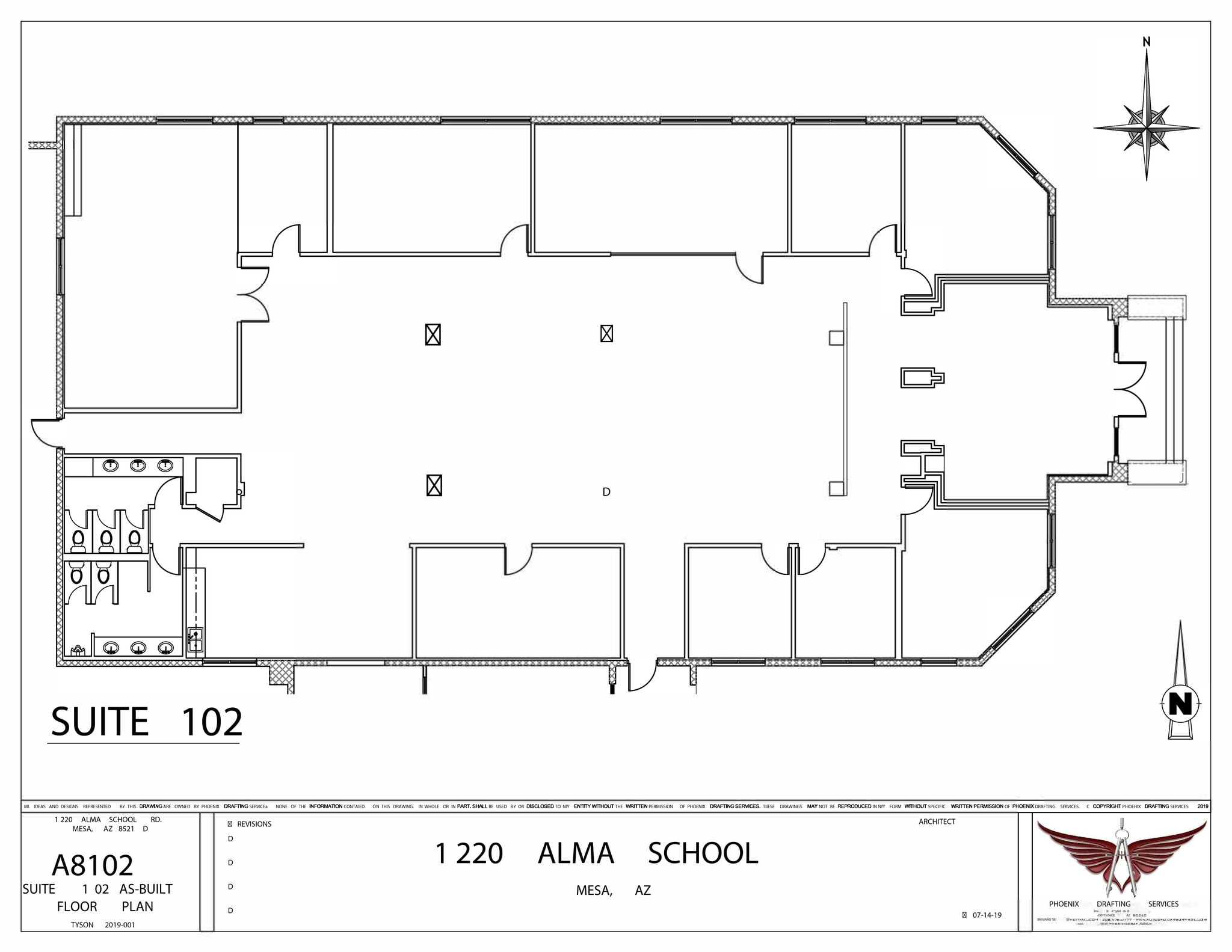 1220 S Alma School Rd, Mesa, AZ for lease Site Plan- Image 1 of 1