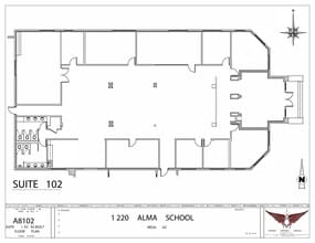 1220 S Alma School Rd, Mesa, AZ for lease Site Plan- Image 1 of 1