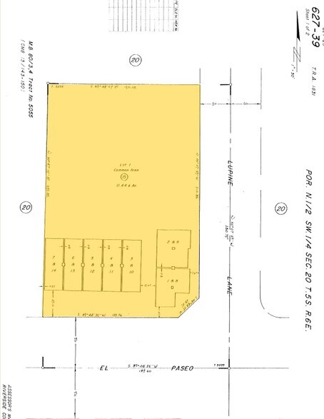 73350 El Paseo, Palm Desert, CA à louer - Plan cadastral - Image 2 de 18