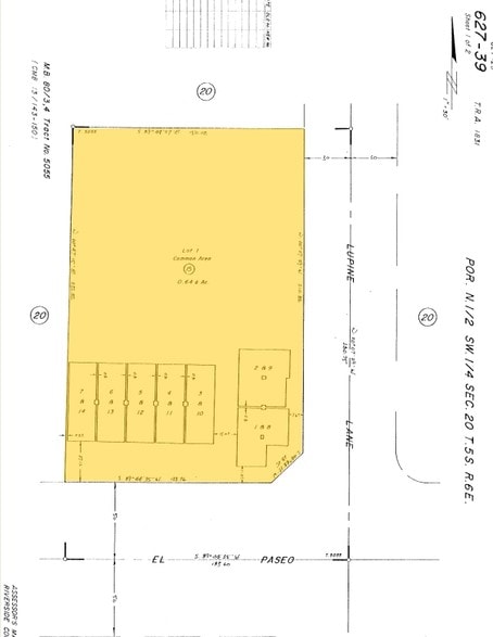 73350 El Paseo, Palm Desert, CA for lease - Plat Map - Image 2 of 18