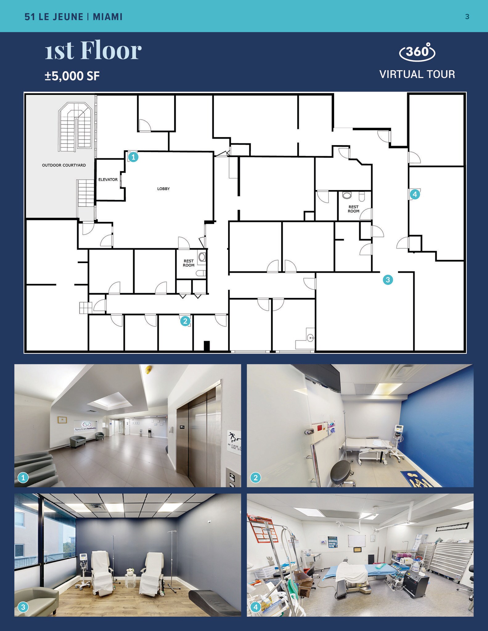 51 Le Jeune Ave, Miami, FL à louer Plan d’étage- Image 1 de 1