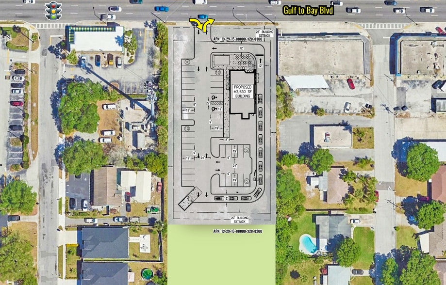 1849 Gulf To Bay Blvd, Clearwater, FL for lease - Site Plan - Image 3 of 3