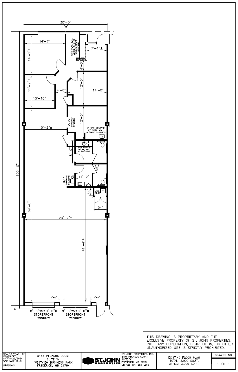 5100 Pegasus Ct, Frederick, MD à louer Plan d  tage- Image 1 de 1