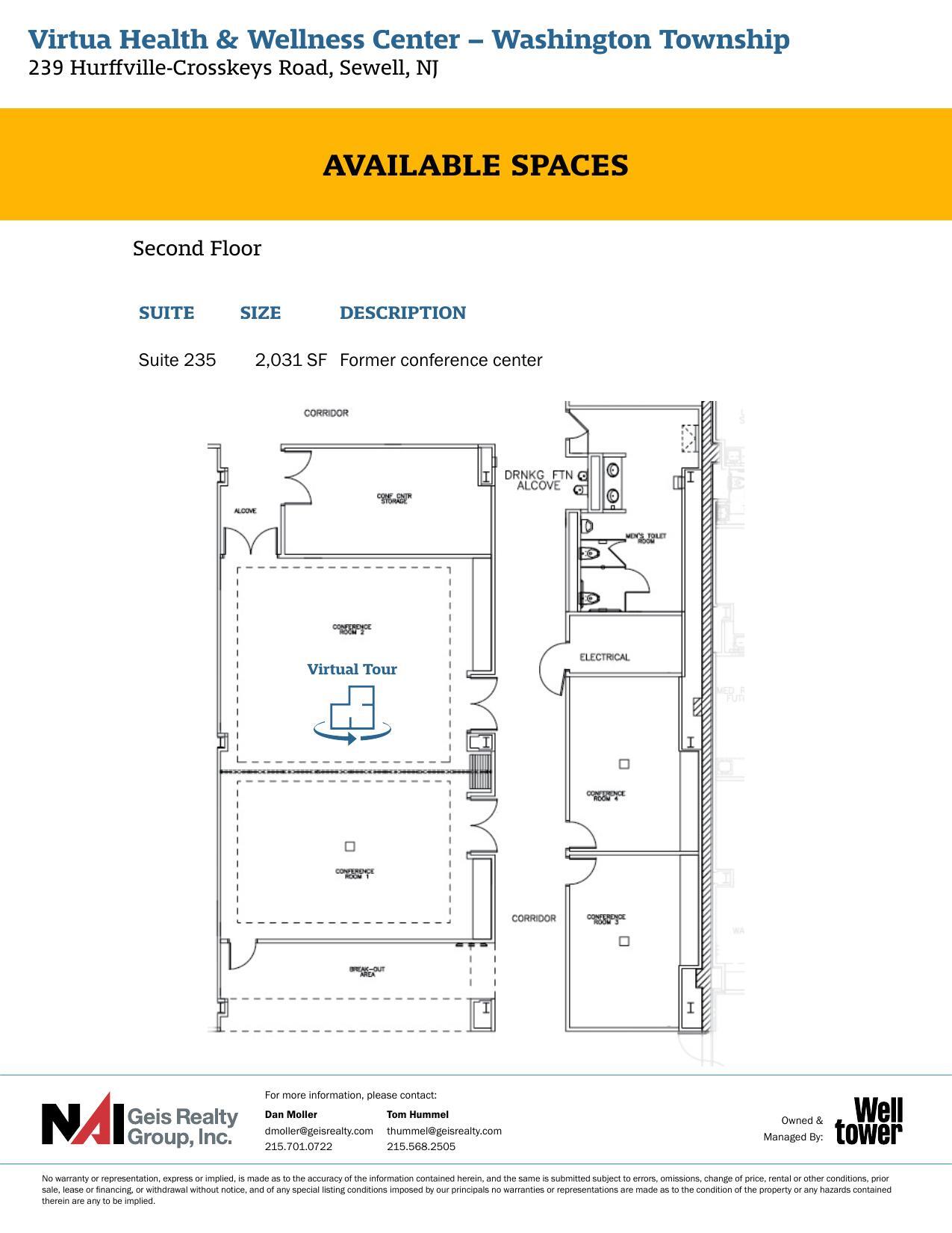 239 Hurffville Crosskeys Rd, Sewell, NJ for lease Floor Plan- Image 1 of 1