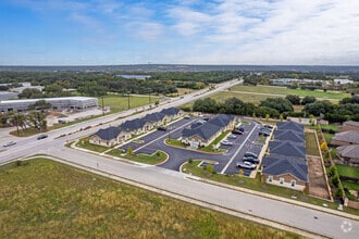 1640 Highland Falls Dr, Leander, TX - Aerial map view