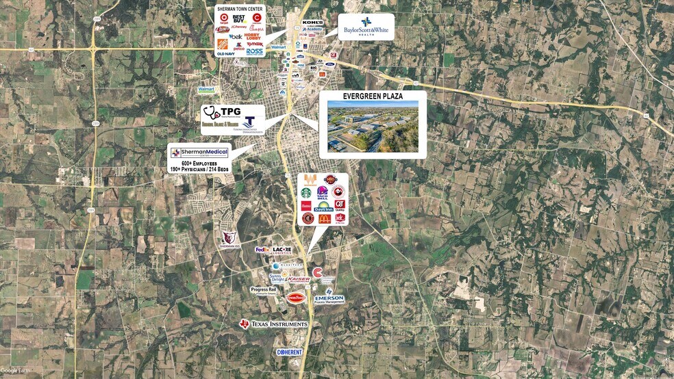200 E Evergreen St, Sherman, TX à vendre - Photo du bâtiment - Image 2 de 6