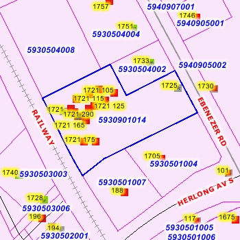 1721 Ebenezer Rd, Rock Hill, SC à vendre - Plan cadastral - Image 1 de 1