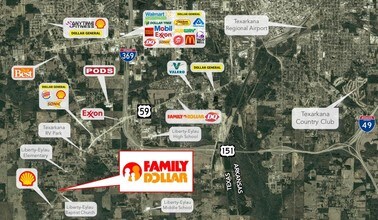 5996 Us 59 S, Texarkana, TX - AERIAL  map view