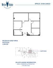 950 S Coast Dr, Costa Mesa, CA for lease Floor Plan- Image 1 of 1