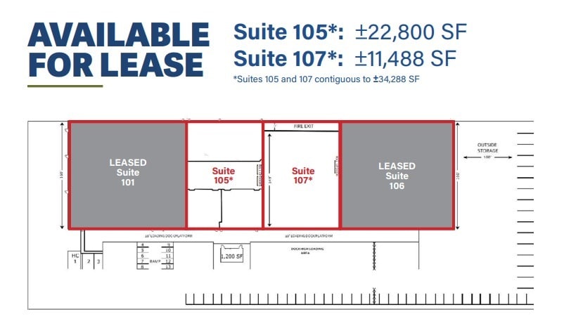 5555 N 51st Ave, Glendale, AZ for lease Floor Plan- Image 1 of 1