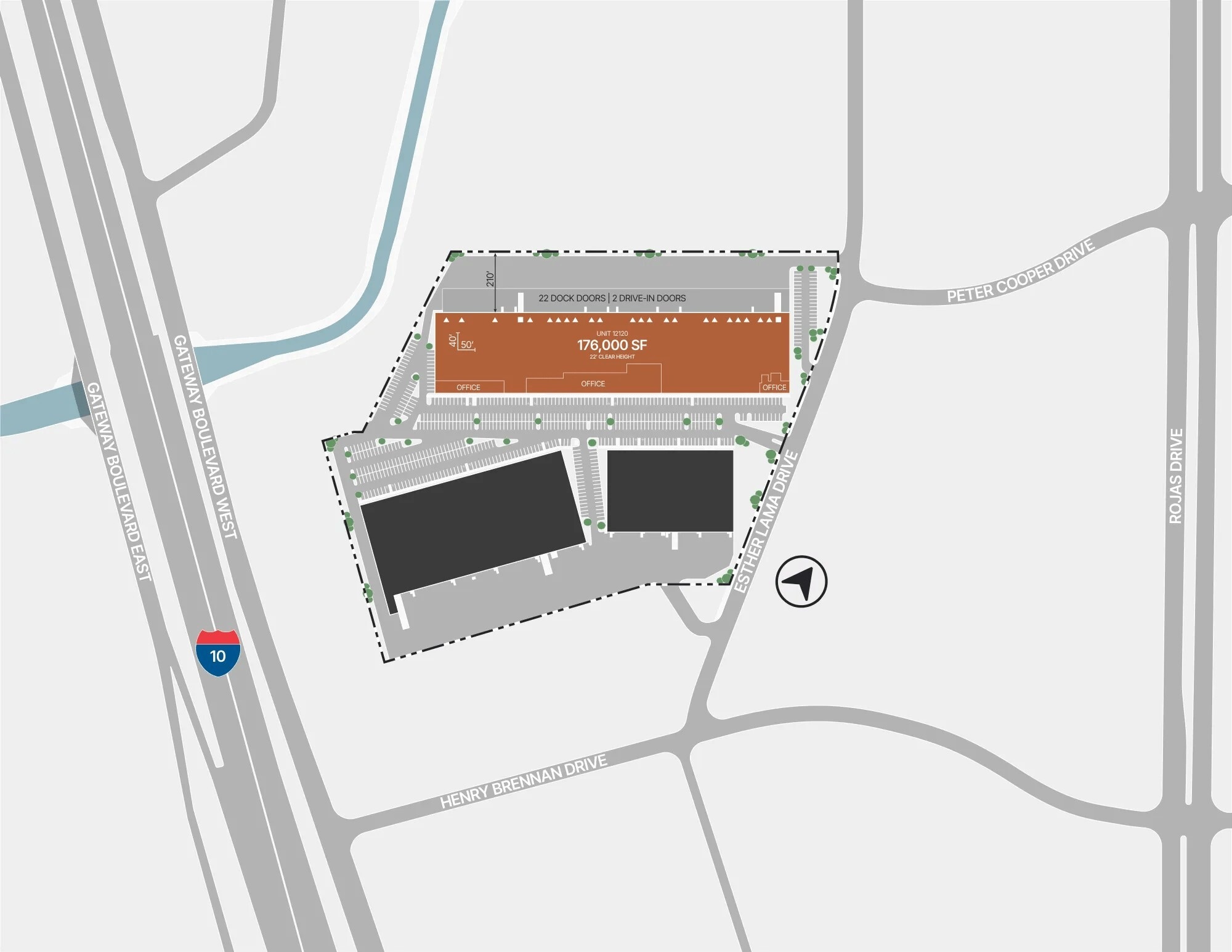 12120 Esther Lama Dr, El Paso, TX for lease Site Plan- Image 1 of 9