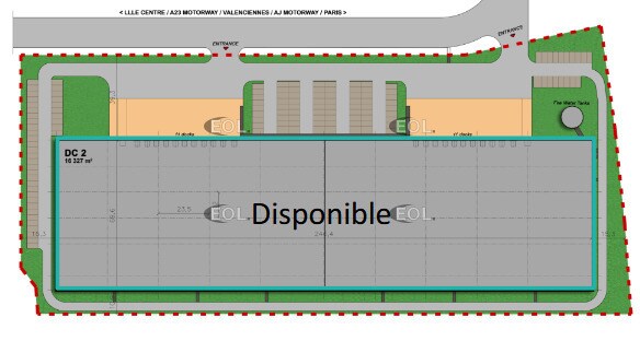 Industrial in Fretin for lease - Site Plan - Image 3 of 3