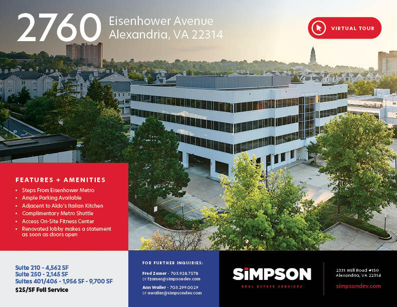 2760 Eisenhower Ave, Alexandria, VA for lease Building Photo- Image 1 of 10