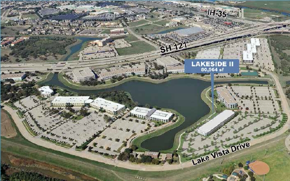 2900 Lake Vista Dr, Lewisville, TX for lease - Aerial - Image 2 of 6