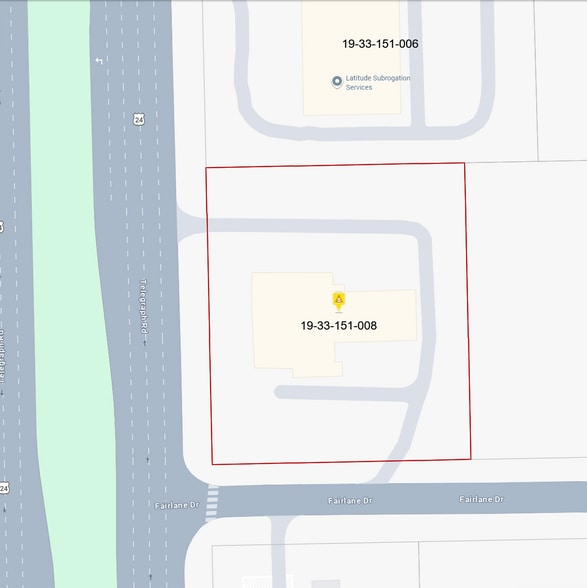 6801 Telegraph Rd, Bloomfield Hills, MI à vendre - Plan cadastral - Image 2 de 2