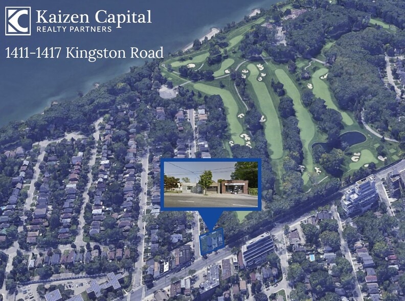 1411-1417 Kingston Road portfolio of 4 properties for sale on LoopNet.ca - Aerial - Image 1 of 4