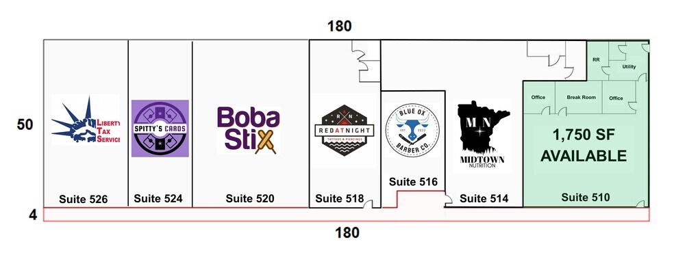 510-526 Washington St, Brainerd, MN à louer - Photo du bâtiment - Image 3 de 6