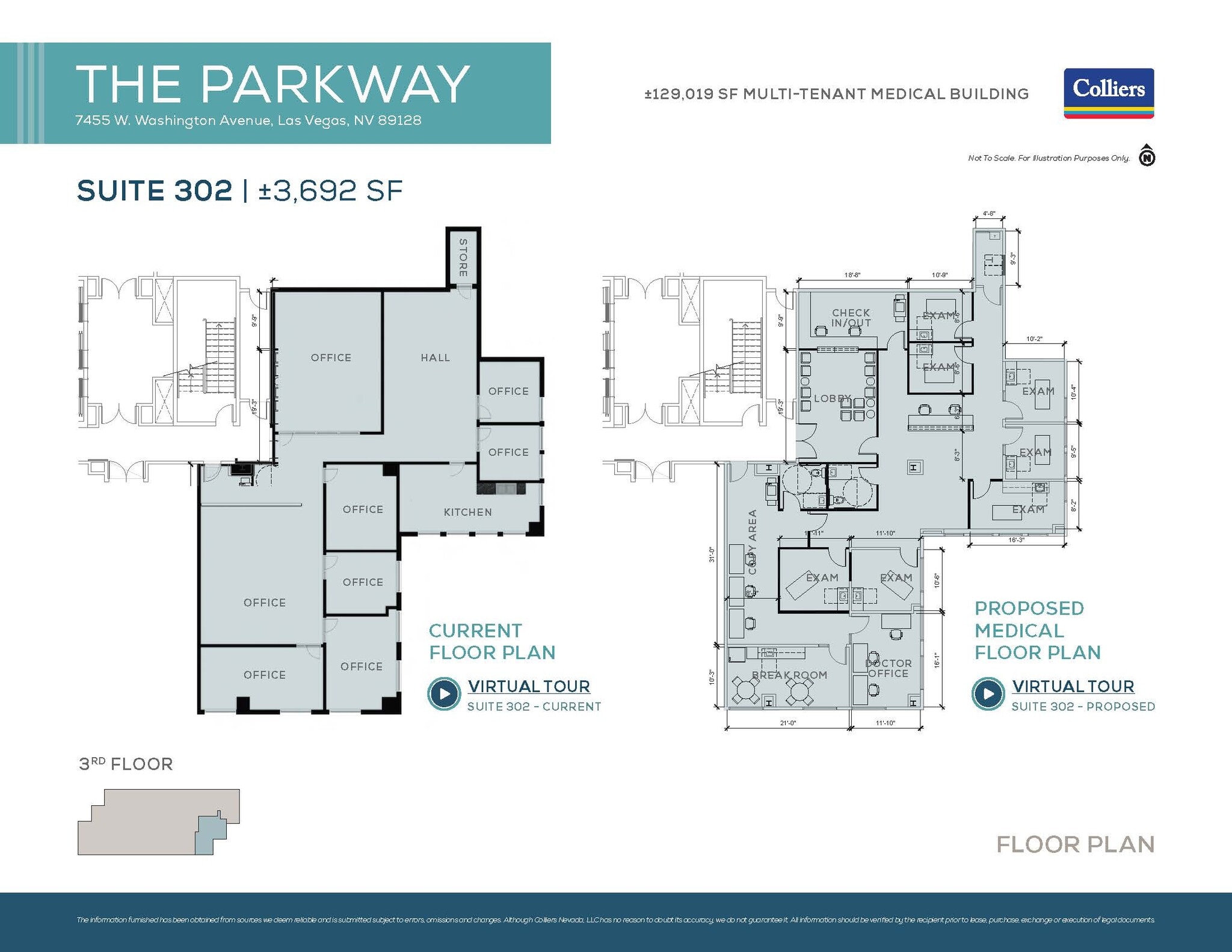 7455 W Washington Ave, Las Vegas, NV for lease Floor Plan- Image 1 of 1