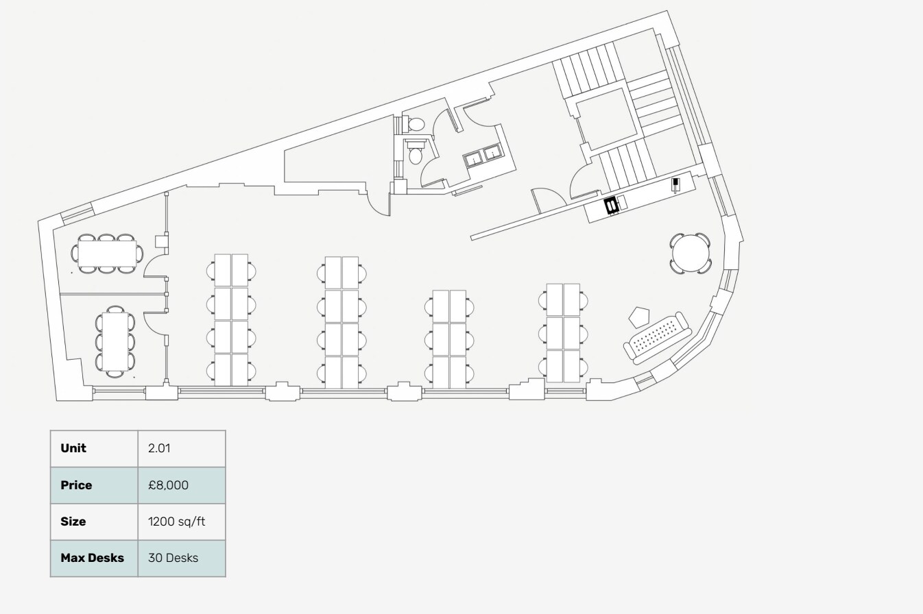 55 Southwark St, London for lease Floor Plan- Image 1 of 2