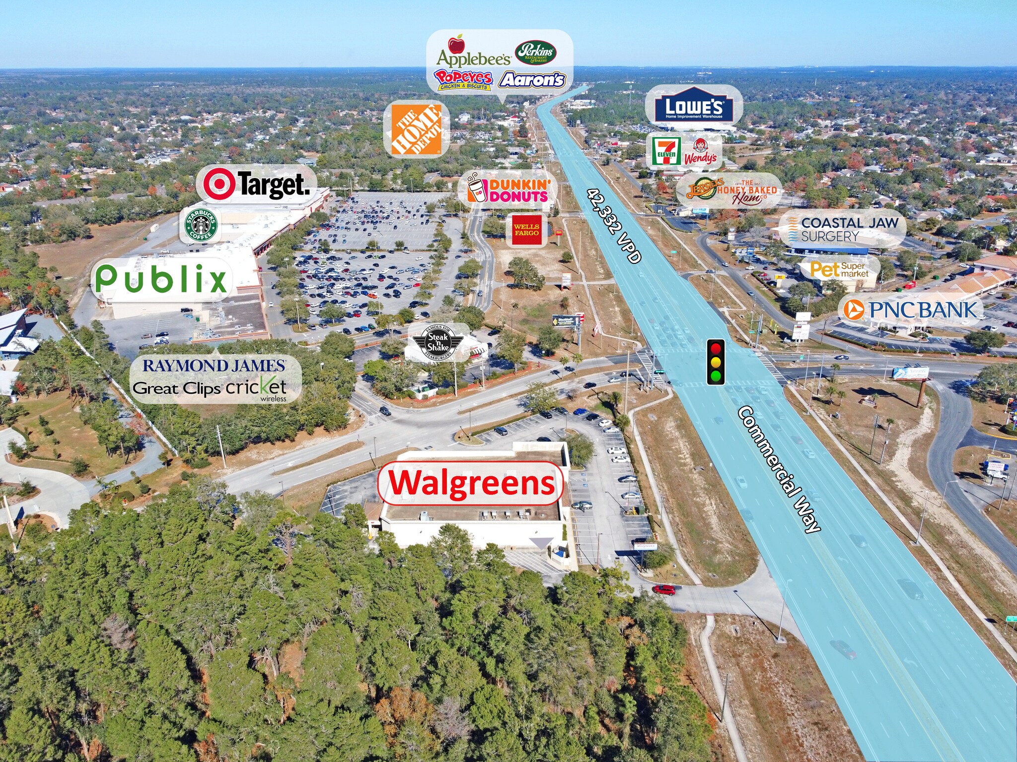 4255 Commercial Way, Spring Hill, FL à vendre Photo du bâtiment- Image 1 de 1