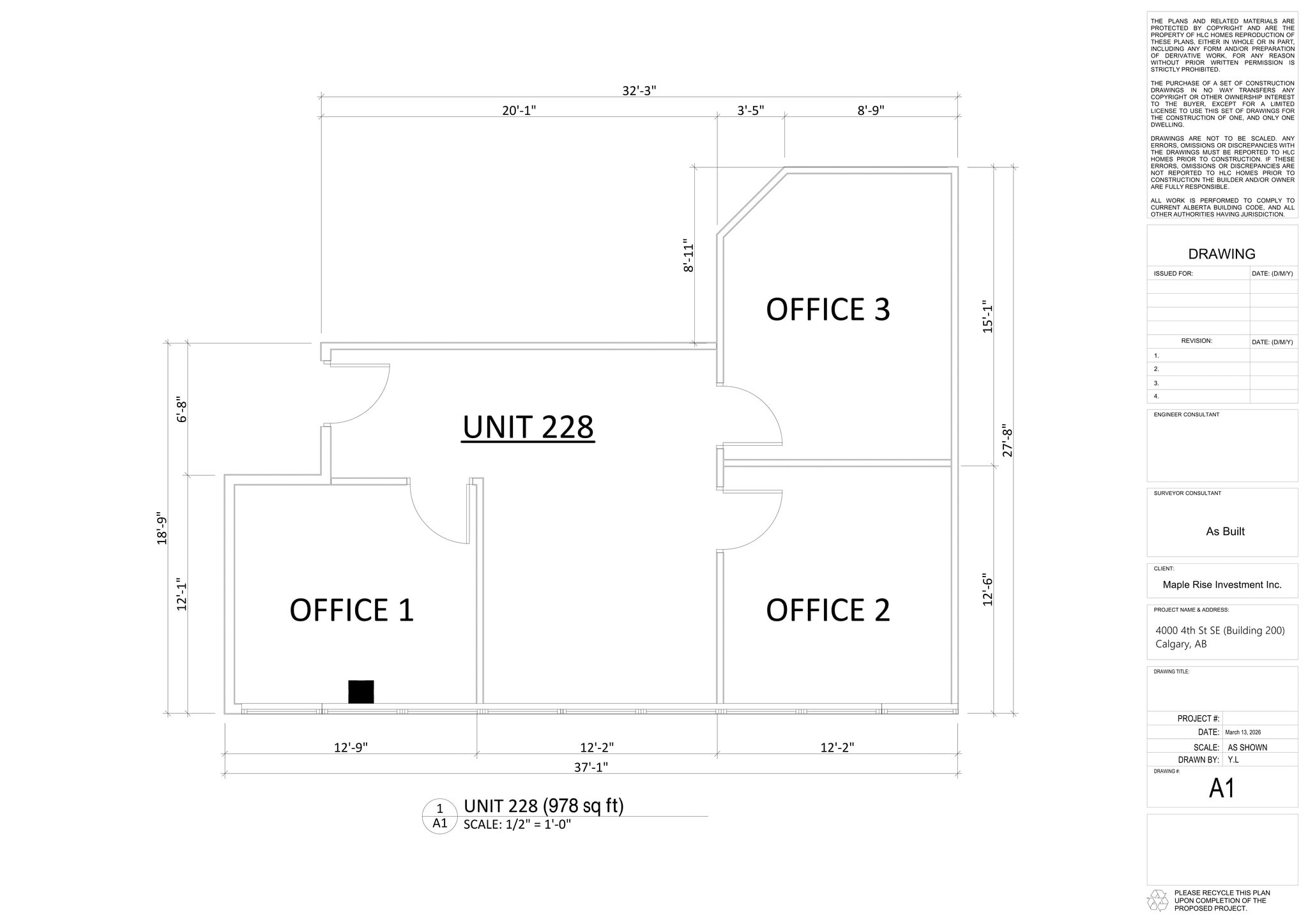 4000 4th St SE, Calgary, AB à louer Plan de site- Image 1 de 6