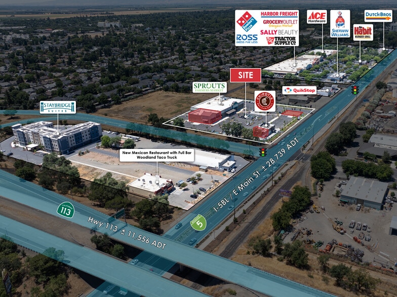 1434-1454 E Main St, Woodland, CA à louer - Photo du bâtiment - Image 3 de 11