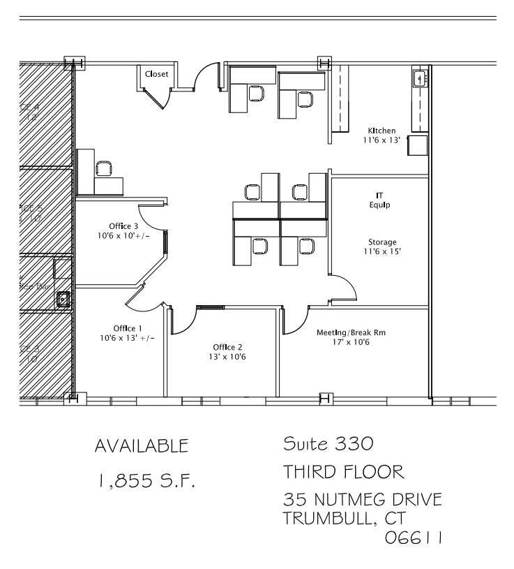 35 Nutmeg Dr, Trumbull, CT à louer Plan d’étage- Image 1 de 1